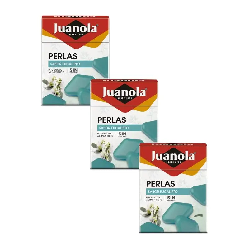 Juanola Balzamické perličky s príchuťou eukalyptu, 3 x 25 g