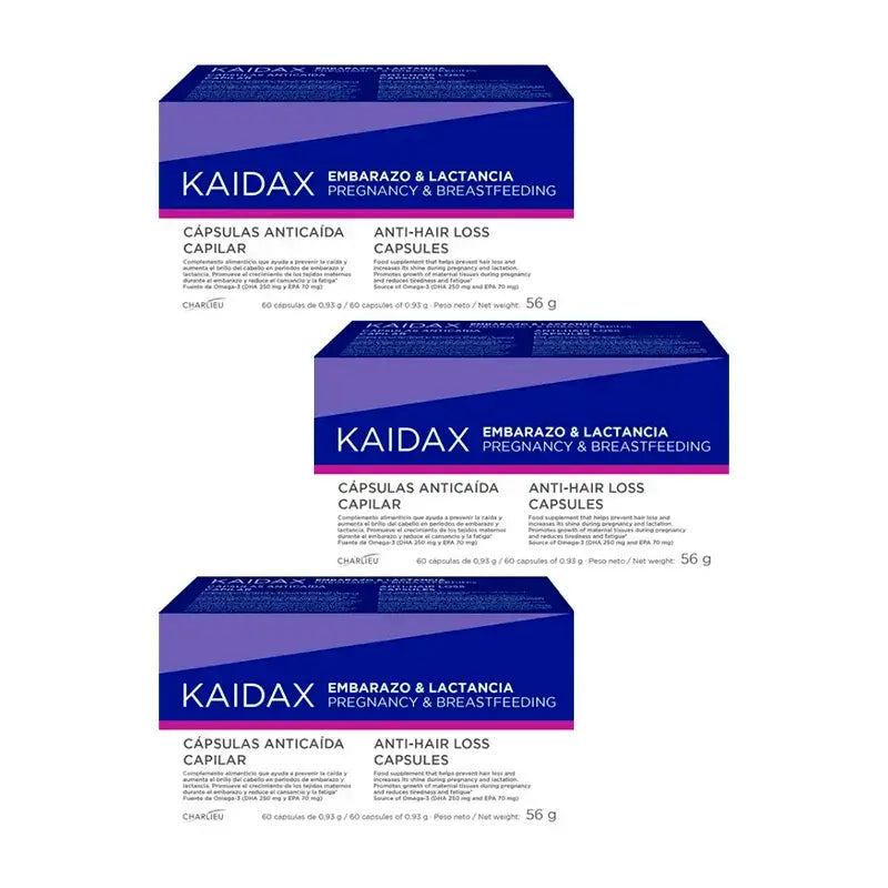 Kaidax Tehotenstvo a dojčenie, balenie 3 x 60 kapsúl