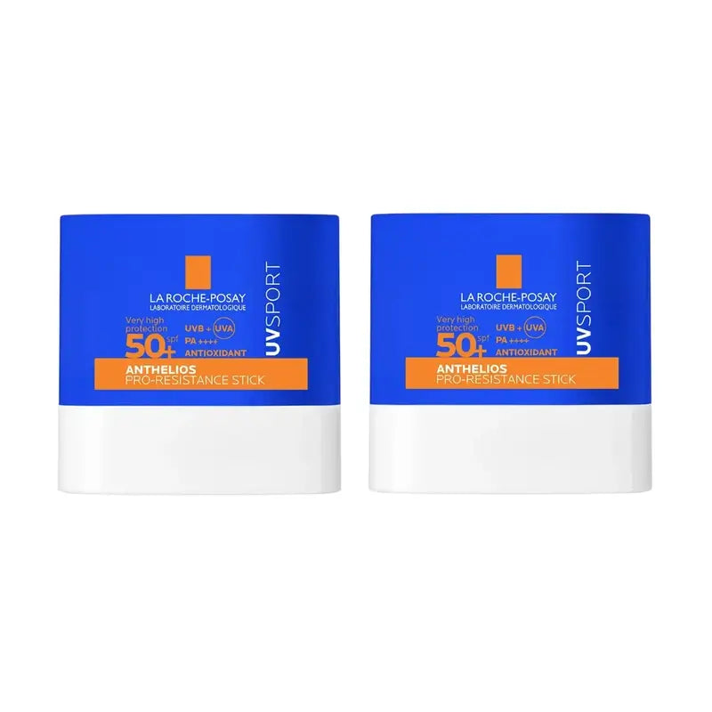 La Roche-Posay Anthelios Uvsport Pro-Resistance Stick SPF 50+, 2 × 10 ml