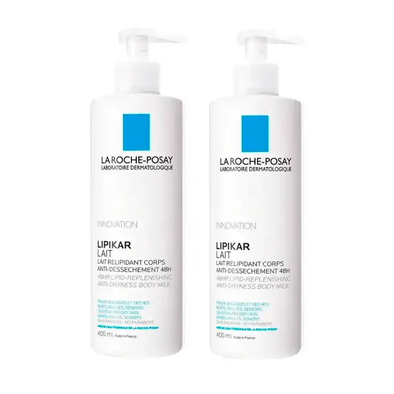 La Roche-Posay Lipikar Mlieko, balenie 2 x 400 ml