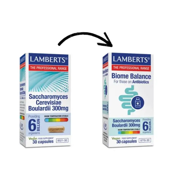 Lamberts Biome Balance Saccharomyces boulardii, 30 kapsúl