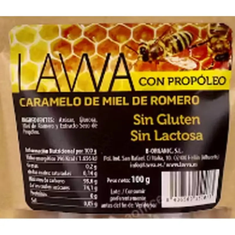 Lavva – medová karamelka s rozmarínom a propolisom, 1 kg.