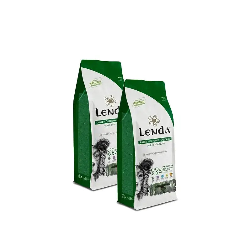 Lenda pre dospelých psov – jahňacie mäso, 2 kg, balenie po 2 ks