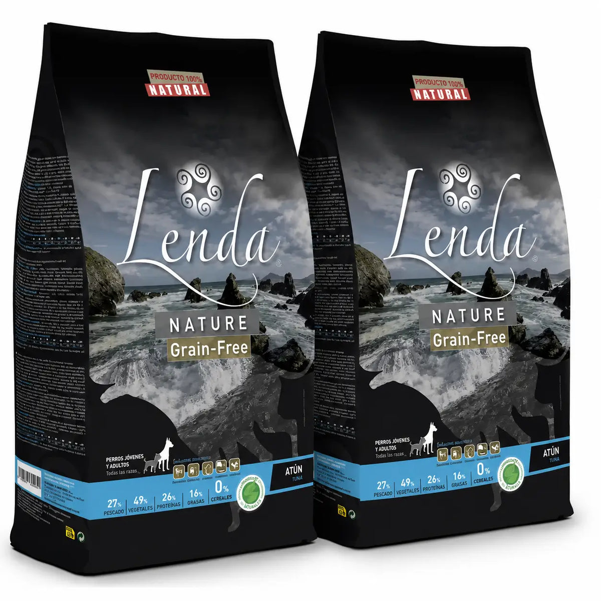 Lenda Perro Nature Grain Free Tuniak, 2 × 12 kg