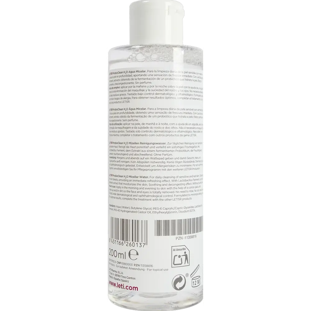 Leti SR Probioclean micelárna voda, 200 ml