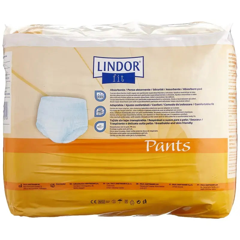 Lindor Plienky Fit Pants na deň, veľkosť M, 80 kusov