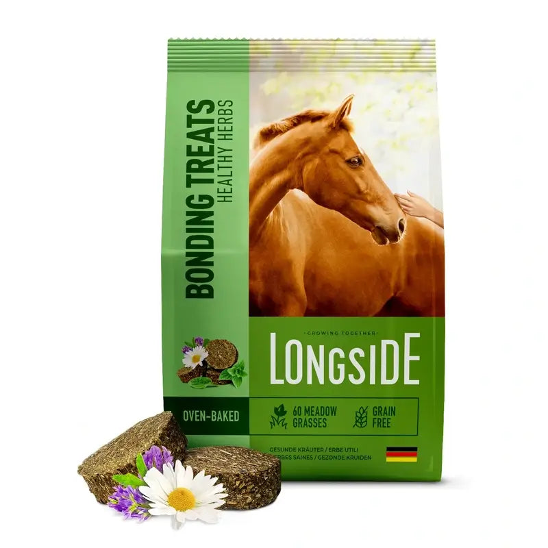 Mealberry Longside Bonding Treats – prírodné bylinky pre kone, 500 g