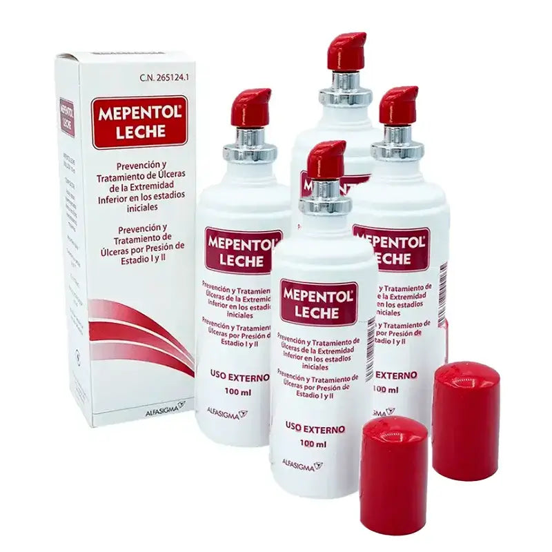 Mepentol mliečna emulzia, 4 x 100 ml