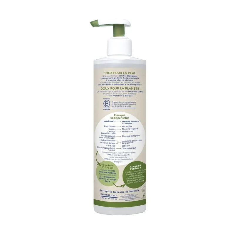 Mustela Bio micelárna voda, 400 ml