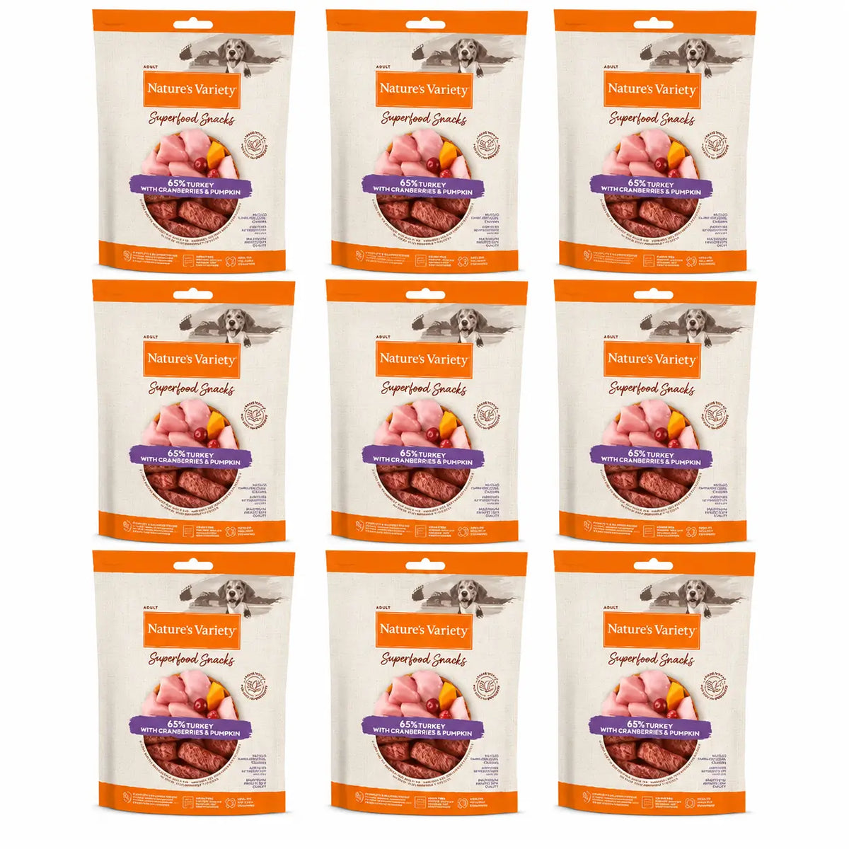Nature'S Variety Snack Nvd Delibars Spfood Snk Turkey 0,070 kg, 9 x 70 g