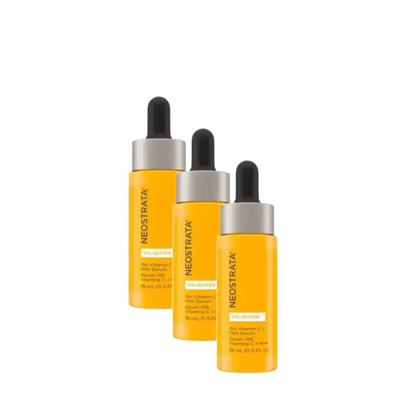 Neostrata Enlighten Vitamin C Serum 15% 15 ml, pack of 3