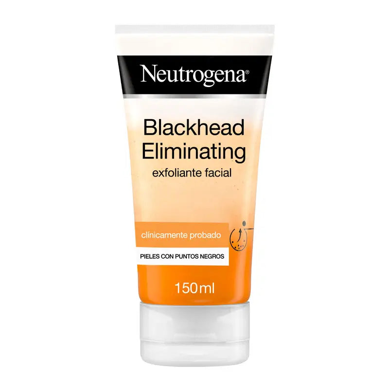 Neutrogena – čistiaci pleťový peeling na odstránenie čiernych bodiek s kyselinou salicylovou, odstraňuje čierne bodky, 150 ml