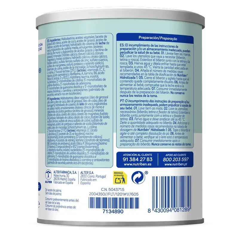 Nutribén Hidrolizované mlieko 1 – pre začiatok, 400 g