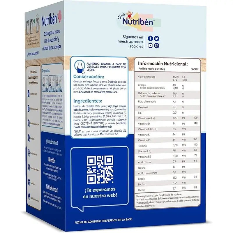 Nutriben Kaša Innova s 8 obilninami 0 %, 500 g
