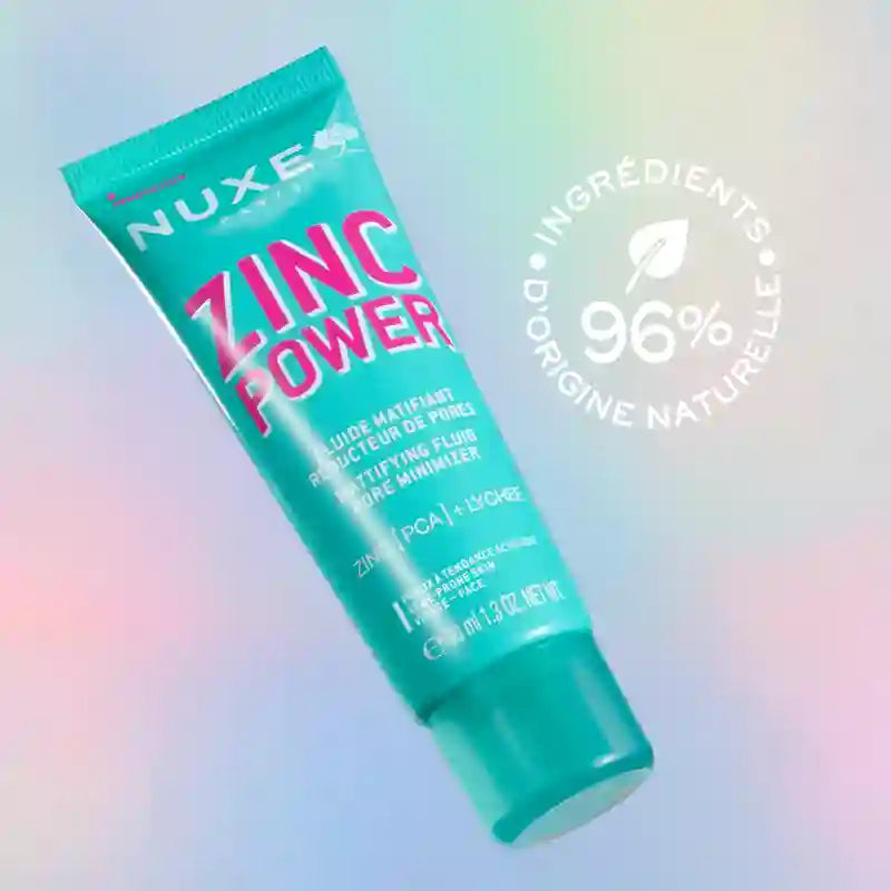 Nuxe Zinc Power Matujúci fluid proti nedokonalostiam, 40 ml