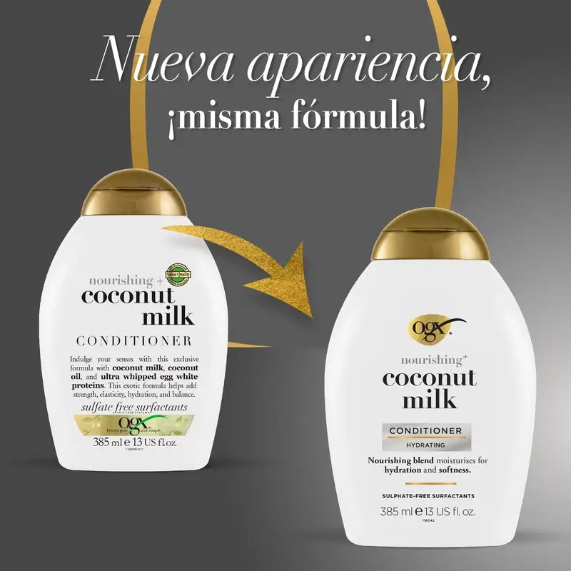 OGX Kondicionér s kokosovým mliekom, na suché vlasy, 385 ml