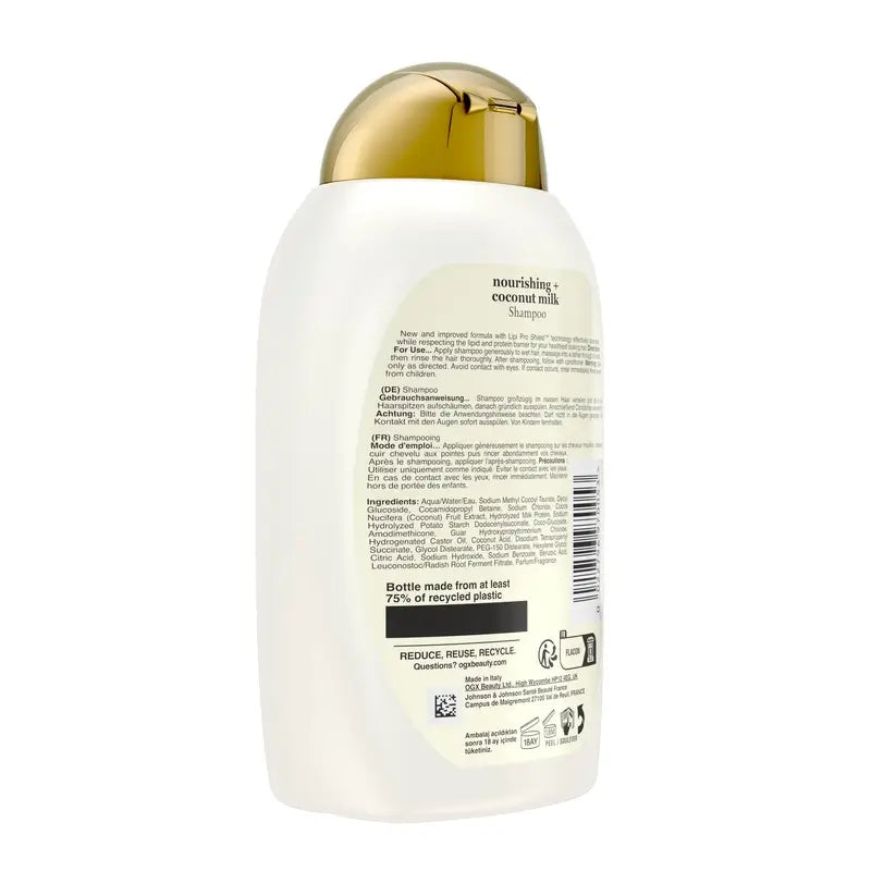 OGX Šampón s kokosovým mliekom, suché vlasy, 385 ml