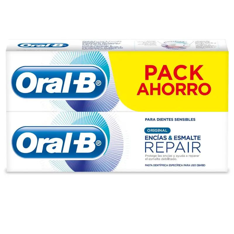 Oral-B Laboratory Pro-Repair Original zubná pasta na ďasná a sklovinu 2 × 100 ml