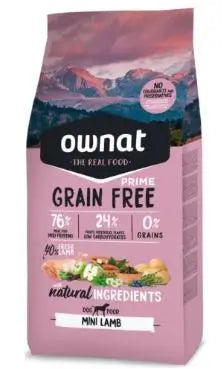 Ownat Prime Canine Adult Mini Grain Free Jahňacie 3 kg, krmivo pre psov