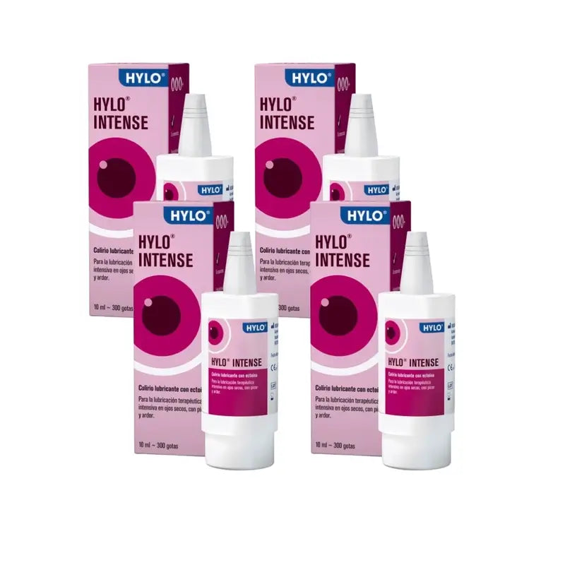 Hylo Intense očné kvapky 10 ml, balenie po 4 ks