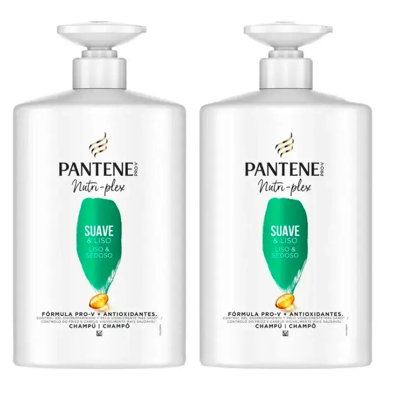 Šampón Pantene Nutri-Plex – jemné a hladké vlasy, balenie 2 x 1000 ml