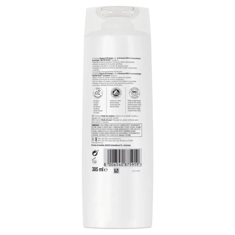 Pantene Nutri Plex šampón na regeneráciu a ochranu vlasov 385 ml