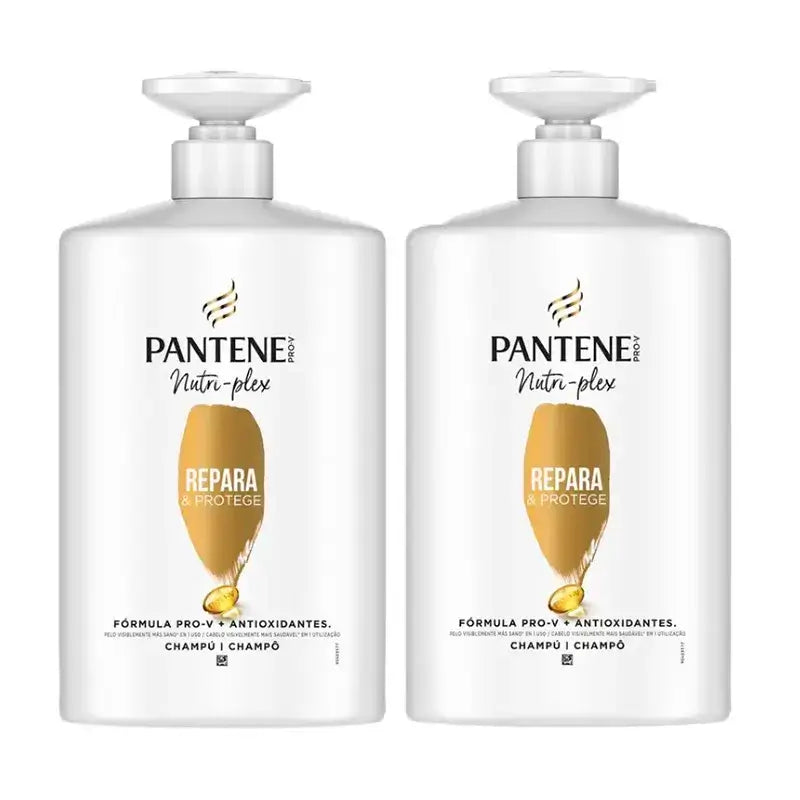 Pantene Nutri Plex šampón, ktorý vlasy regeneruje a chráni, balenie 2 x 1000 ml