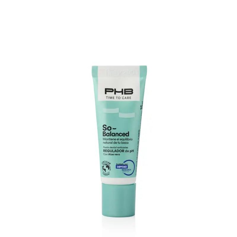 Phb Time To Care So Balanced zubná pasta proti zubnému kazu, 15 ml