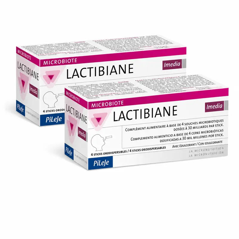 Pileje Lactibiane Imedia, balenie 2 x 4 tyčinky