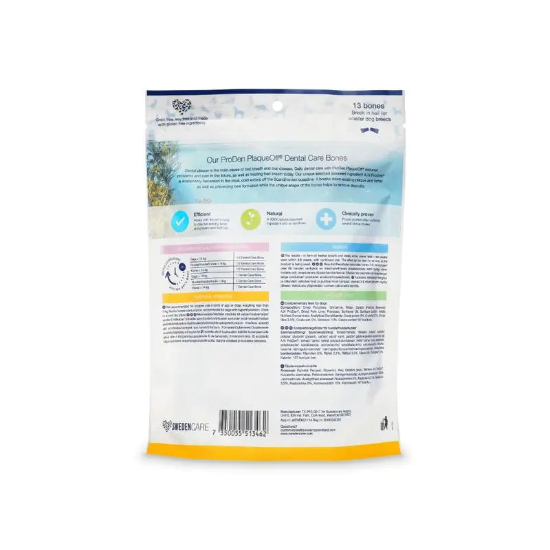 Plaqueoff Stomatologická starostlivosť Bones Veggie Bacon 485 g, pamlsek pre psov