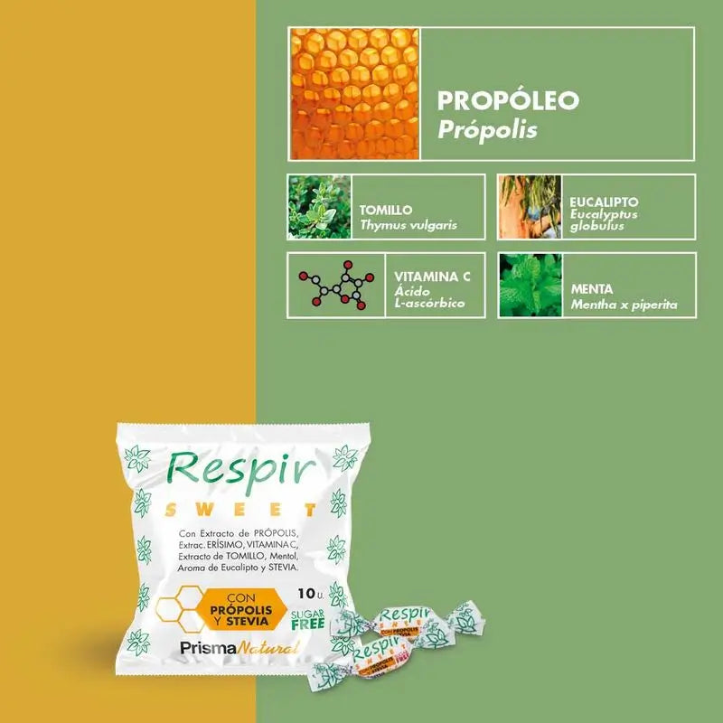 Prisma Natural Respir Sweets, 10 cukríkov