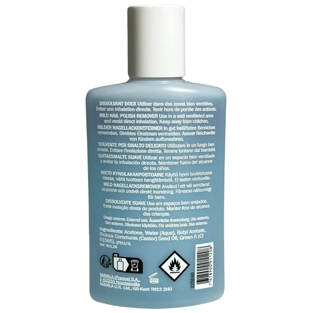 Mavala Modrý odlakovač 100 ml