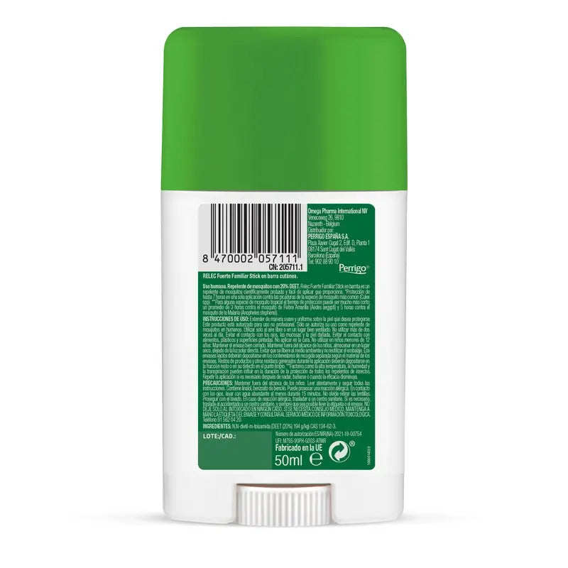 Relec Fuerte Familiar Stick proti komárom, 50 ml