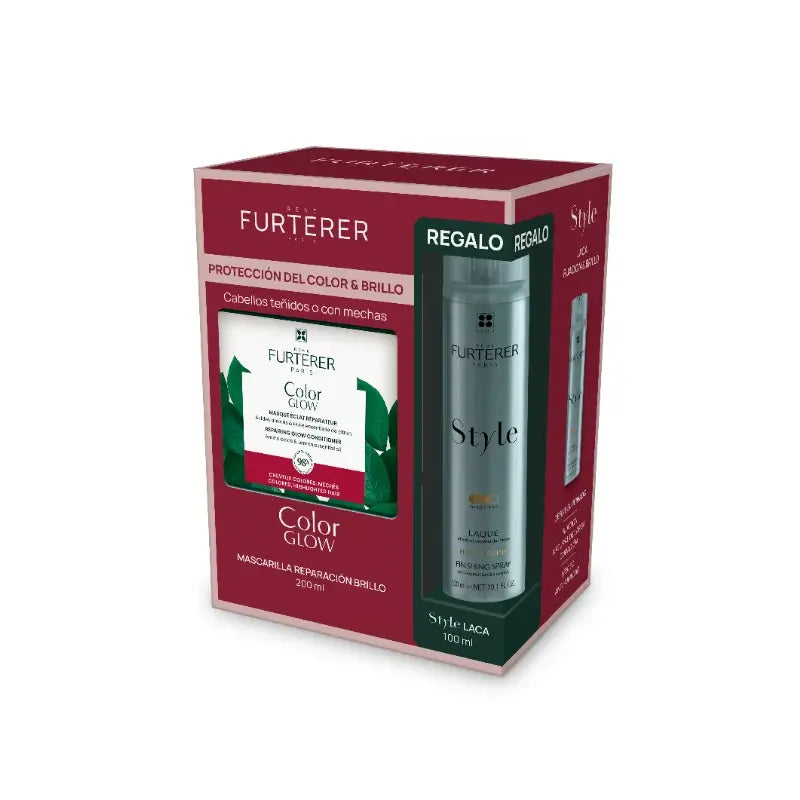 René Furterer Rf Pack Color Glow Maska 200 ml + Style Lak na vlasy 100 ml