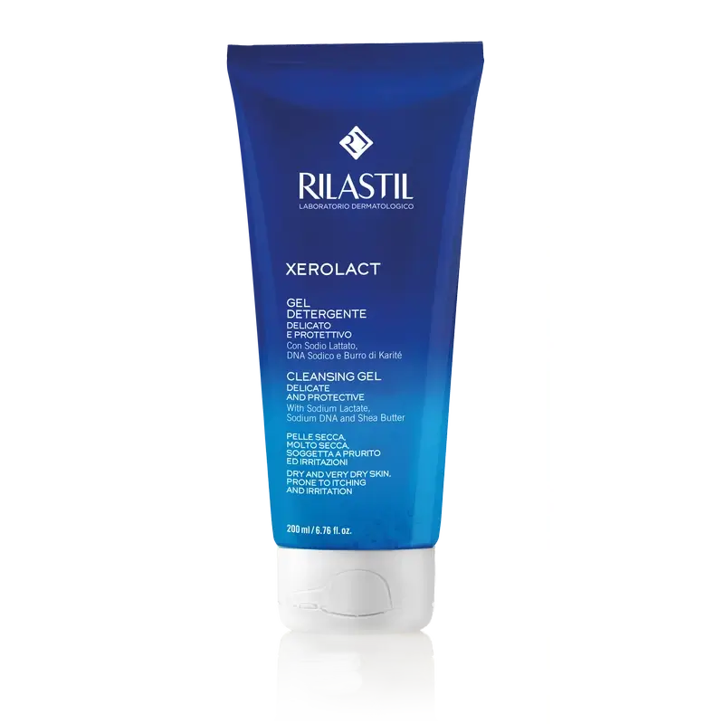 Rilastil Xerolact Čistiaci a regeneračný gél 200 ml