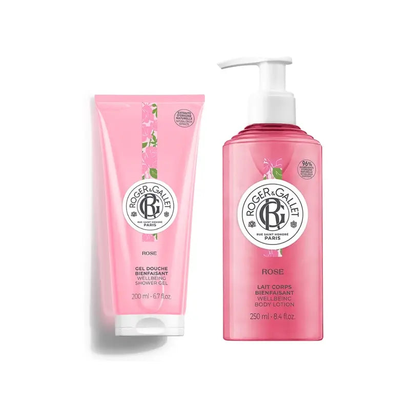 Roger & Gallet Gingembre Rouge – balenie: krém na ruky + ružový balzam na pery