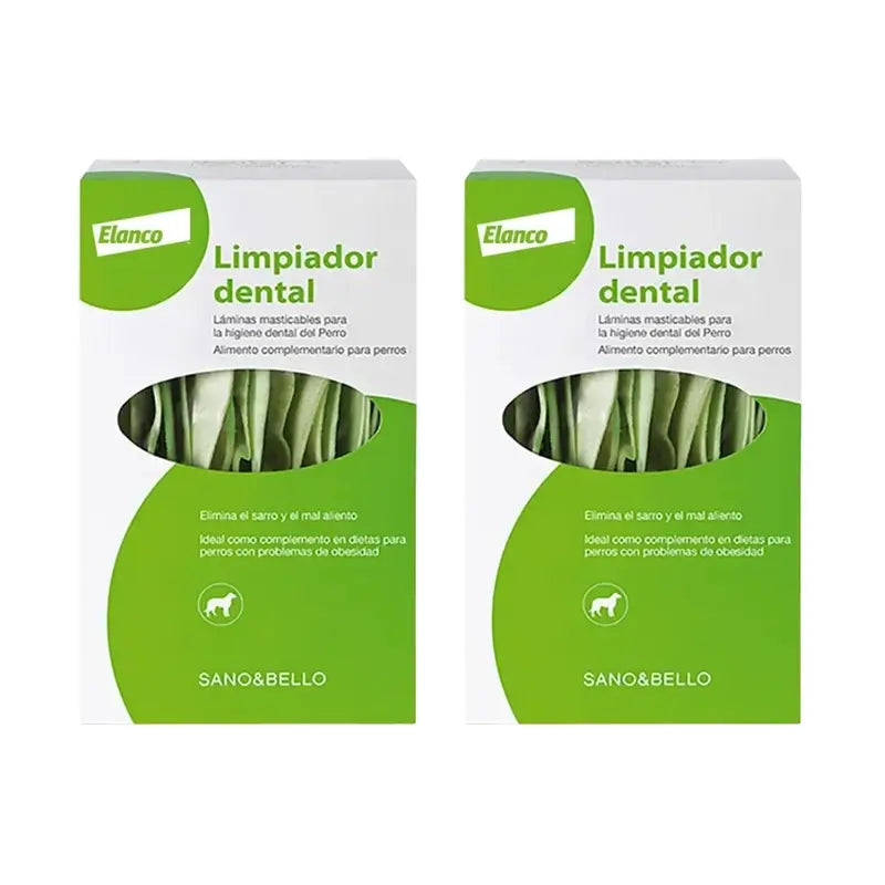 Sano & Bello Snack pre psov na čistenie zubov, 2 x 140 g