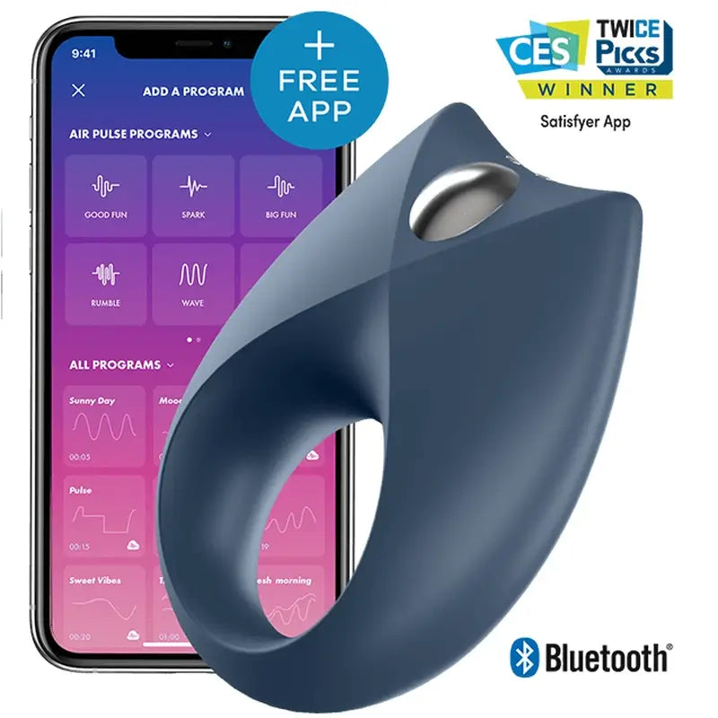 Satisfyer Powerful Royal One – vibrujúci krúžok s aplikáciou