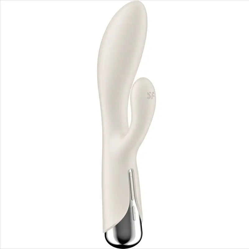 Satisfyer Spinning Rabbit 1 – stimulácia klitorisu a bodu G, béžová