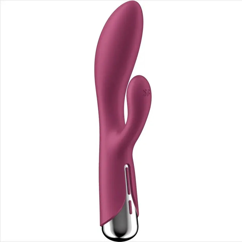Satisfyer Spinning Rabbit 1 – Stimulácia klitorisu a bodu G, červená