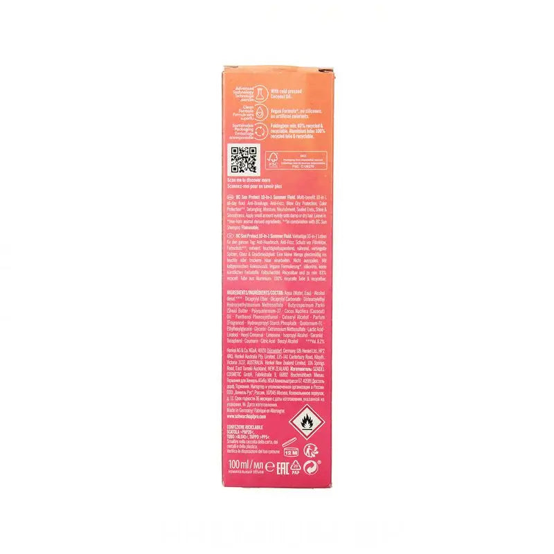 Schwarzkopf Bonacure Sun Protect 10 v 1 Letný fluid s kokosovou vôňou, 100 ml
