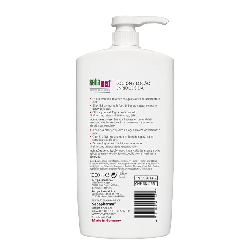 SEBAMED Obohatená pleťová voda 1000 ml