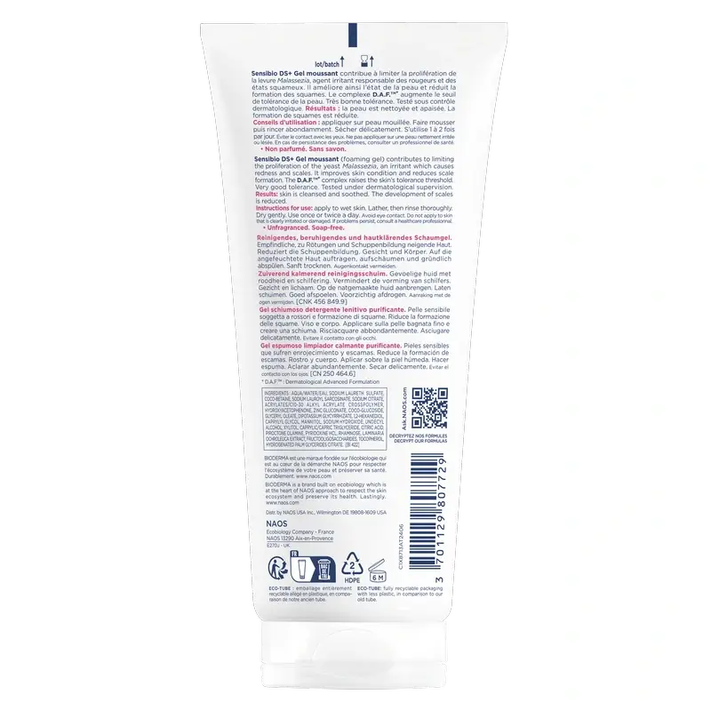 BIODERMA Sensibio Ds+ Čistiaci gél 200 ml