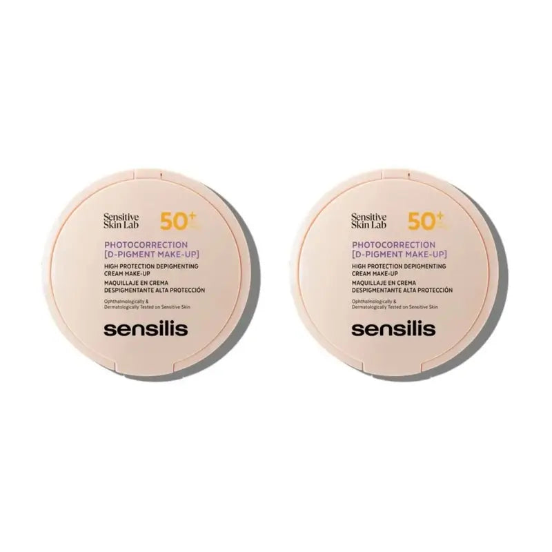 Sensilis Photocorrection Dpigment Makeup SPF 50+ 01, 2 × 50 ml