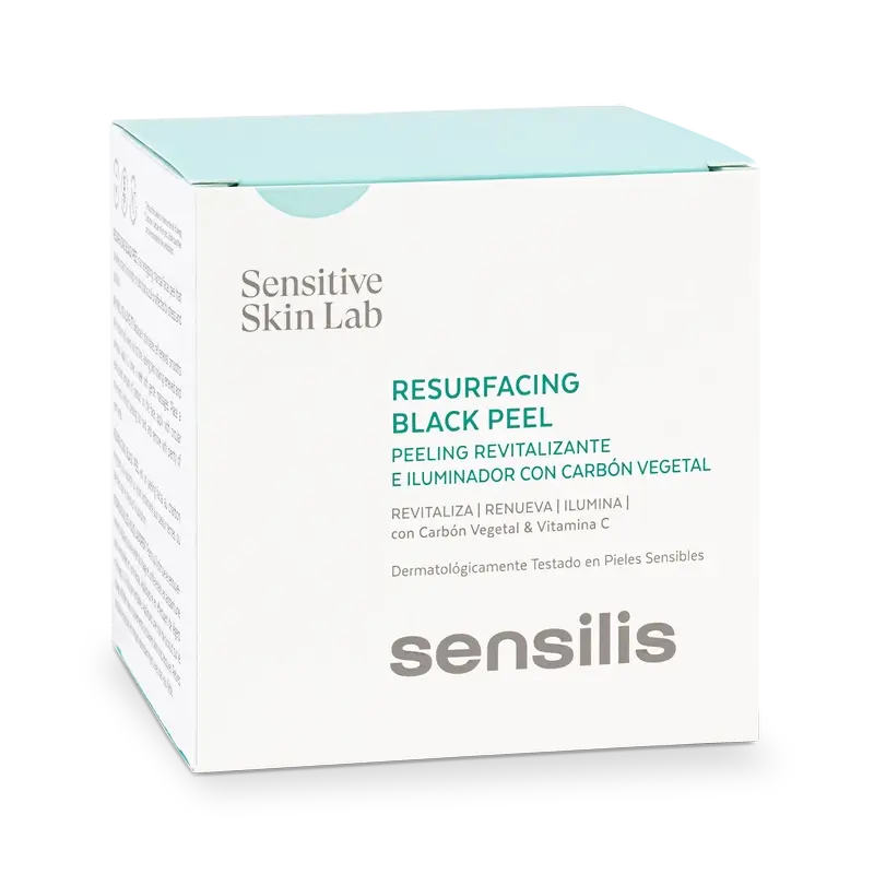 Sensilis Resurfacing Black Peel – revitalizačný a rozjasňujúci peeling 50 ml