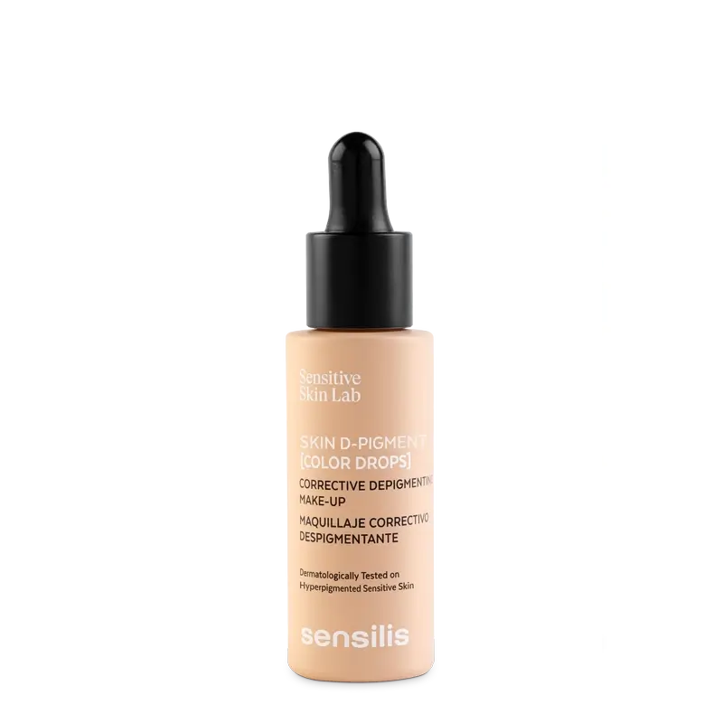 Sensilis Skin D-Pigment Korekčný make-up na odfarbenie, odtieň Peche Rose, 30 ml