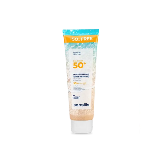 Sensilis Hydratačný a osviežujúci krémový gél SPF 50+, 250 ml