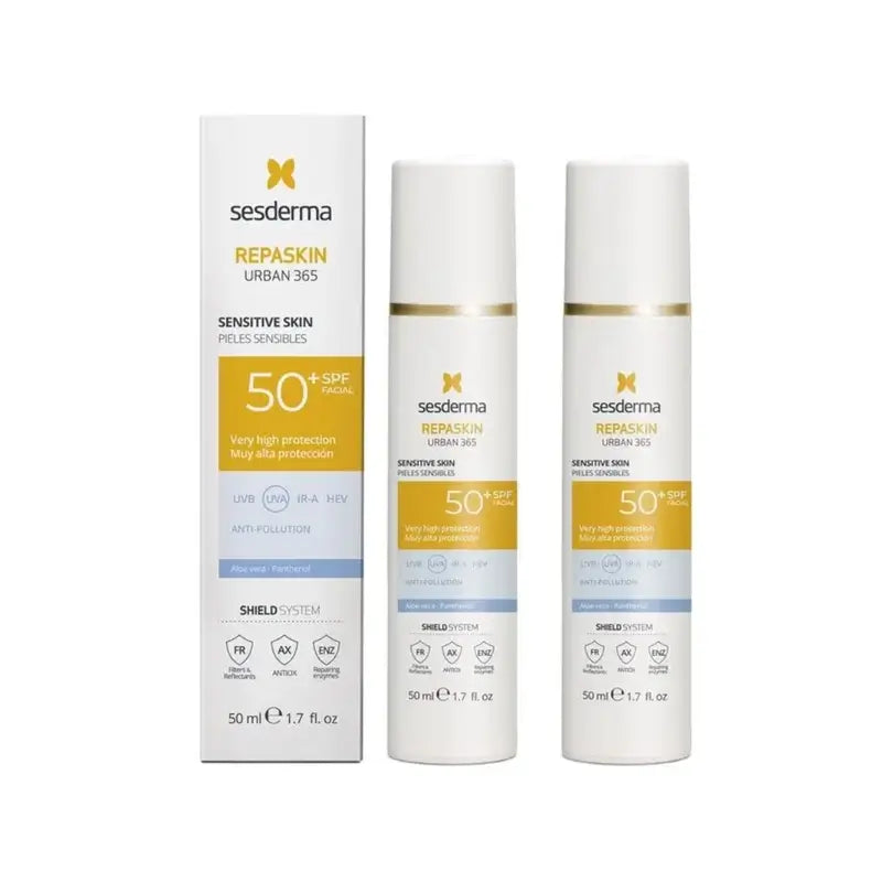 Sesderma Repaskin Urban 365 pre citlivú pleť, 2 × 50 ml