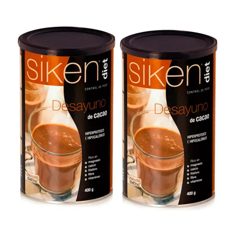 Siken Diet Raňajky s kakaom, balenie 2 x 400 g