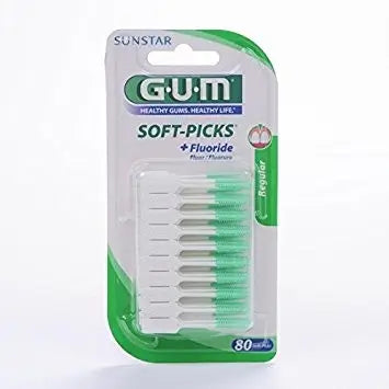 GUM SOFT PICKS REGULAR FLUOR 80 kusov